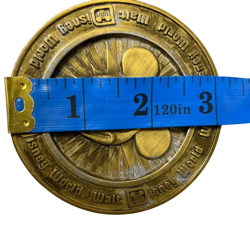 Walt Disney World Mickey Mouse Metal Souvenir‎ Medallion Coin 3 Inch